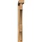Ekena Millwork Balboa Block Rough Sawn Bracket w/ Offset Brace, Western Red Cedar, 4"W x 26"D x 34"H BKT0402X26X34BOA05RWR - alternate 4